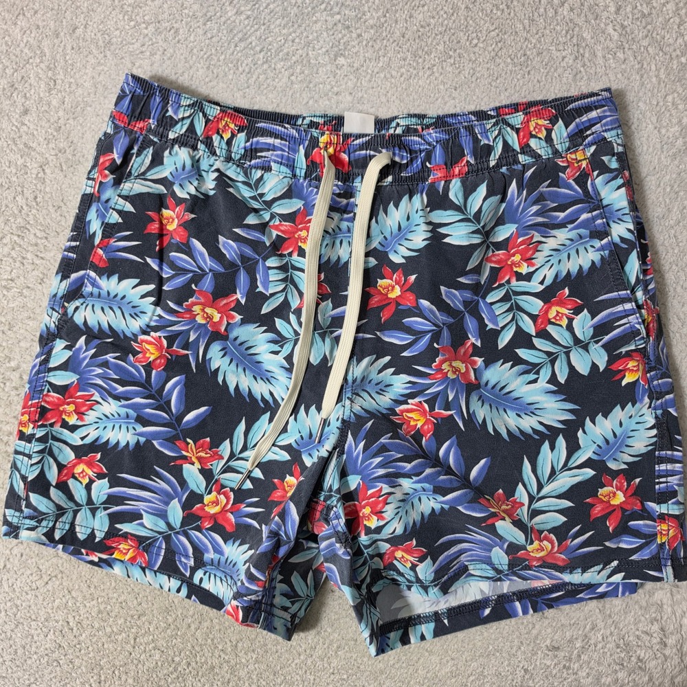 2 Pack! Fair Harbor Swim Trunks Mens L Multicolor Tropical Stretch Bundle 30x5 - Picture 7 of 12